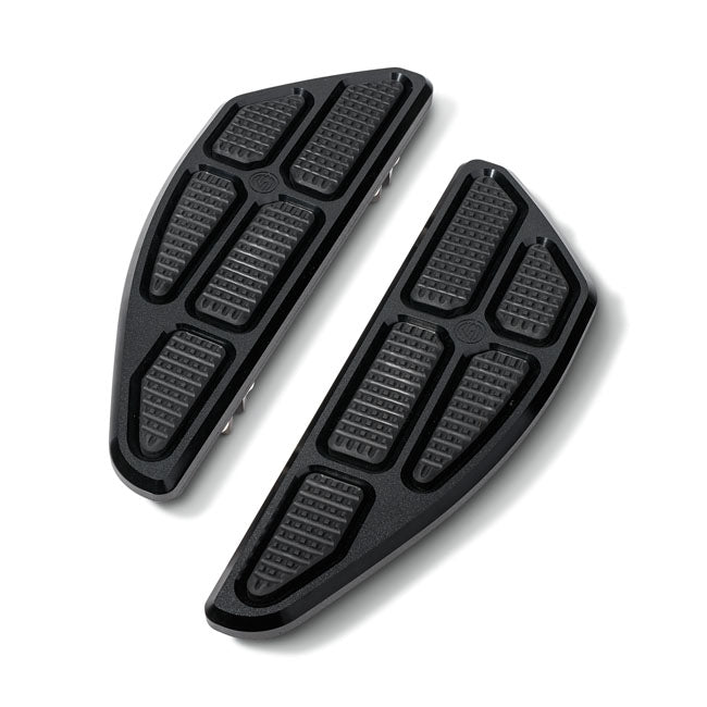 RSD, Boss Rider Floorboards. Black Ops for 86-17FL Softail; 12-16Dyna FLD Switchback; 83-20 Flt/Touring, Trikes