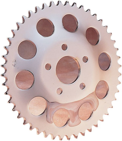 Drag Specialties Rear Chain Sprocket Offset 0.462" 48T Steel/Chrome - Part #DS325357 - Hogparts UK