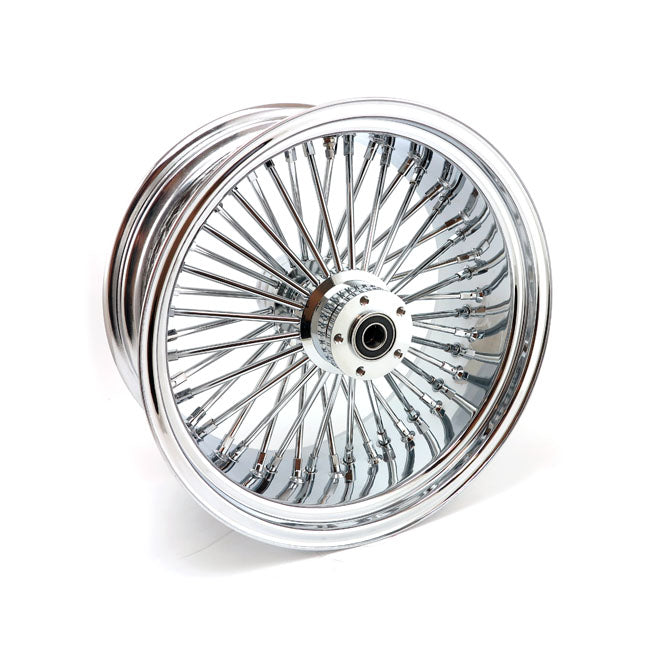 Motorcycle Storehouse Radial 48 Fat Spoke Rear Wheel 8.50 X 18 Chrome. Tuv