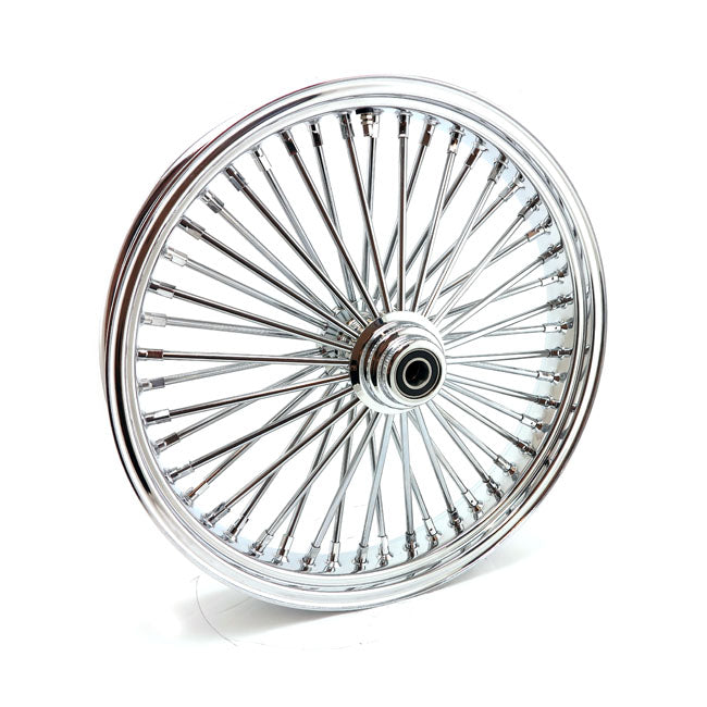 Motorcycle Storehouse Radial 48 Fat Spoke Front Wheel 3.50 X 21 Sf Chrome. Tuv