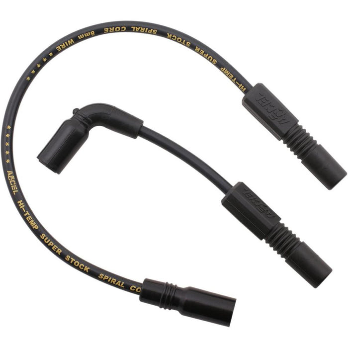 Accel Spark Plug Wire Spiral Core Set 8Mm Black - Part #126827 - Hogparts UK