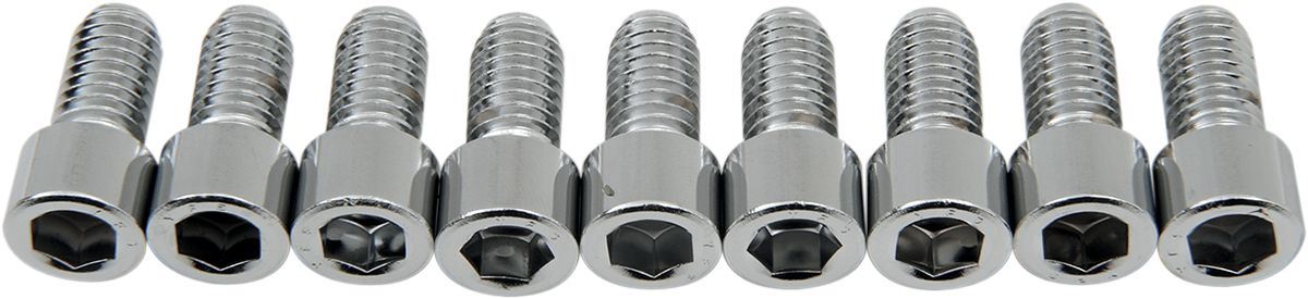Drag Specialties Socket-Head Bolt 3/8-16X0.75 Smooth Chrome - Part #DS190552S - Hogparts UK