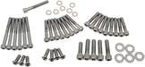 Drag Specialties Chrome Socket-Head Primary/Cam Cover Bolt Kit Knurled - Part #DS190818 - Hogparts UK