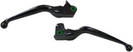 Drag Specialties Wide Blade Lever Sets Matte Black - Part #06101983 - Hogparts UK