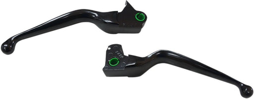 Drag Specialties Wide Blade Lever Sets Matte Black - Part #06101983 - Hogparts UK