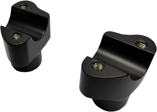 Drag Specialties Risers Buffalo 1" Handlebars Flat Black - Part #06020809 - Hogparts UK