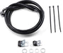 Drag Specialties Front Brake Line Black Vinyl Coated Stainless Steel Extended 2" - Part #17412545 - Hogparts UK