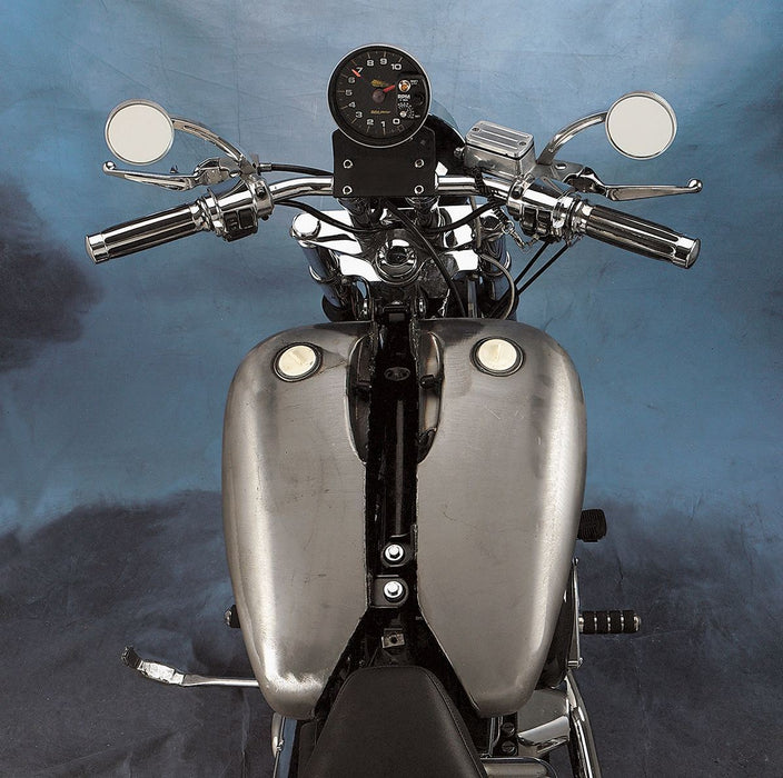 Drag Specialties Fat Bob Flat-Side Gas Tank Extended 2" 5.2 Gallon - Part #DS391291 - Hogparts UK