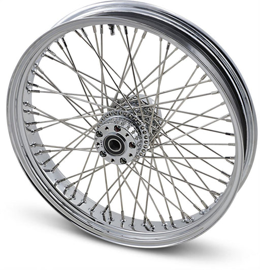 Drag Specialties Front Wheel 21X3.5 Dual-Disc 60-Spoke Chrome - Part #02030386 - Hogparts UK