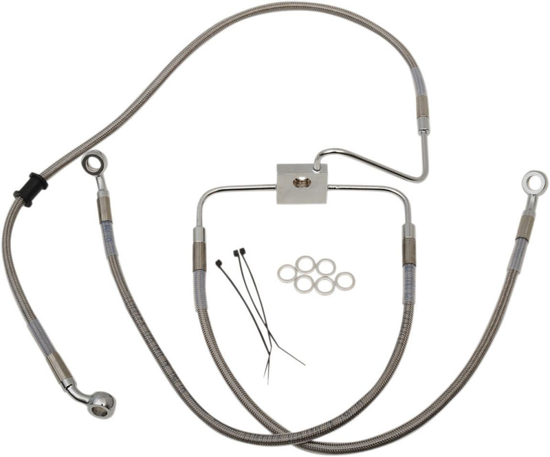 Drag Specialties Frt Brake Line Xl Ss +6 - Part #17415348 - Hogparts UK