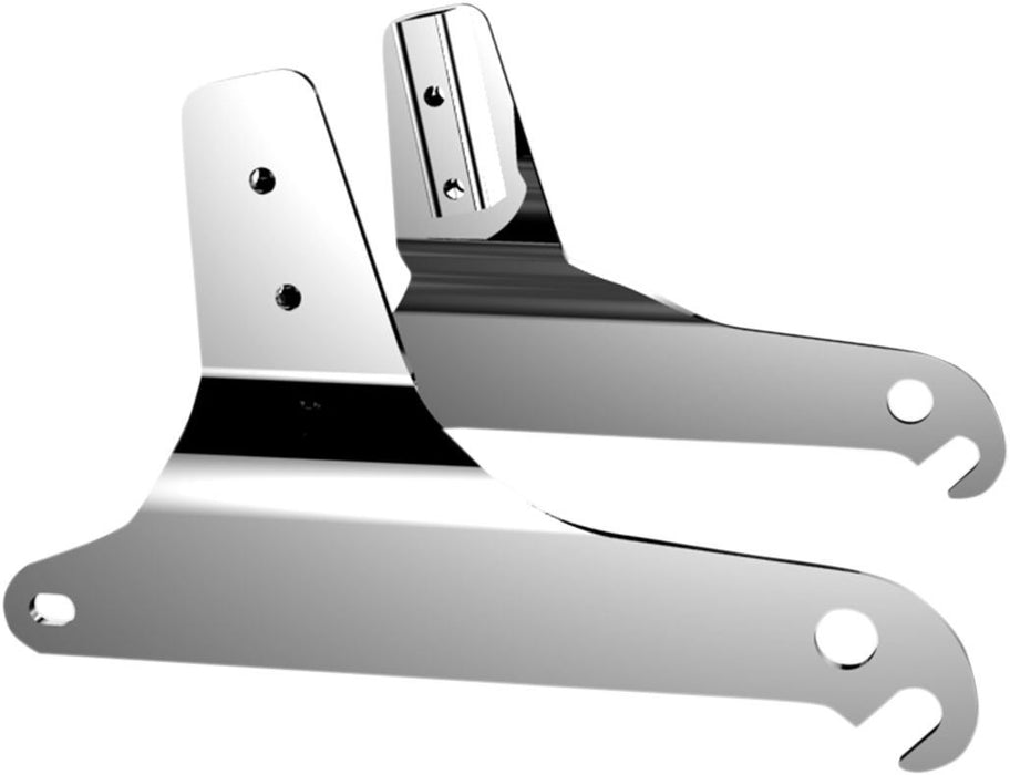 Drag Specialties Chrome Sissy Bar Side Brackets - Part #15040052 - Hogparts UK