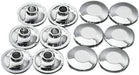 Drag Specialties Chrome Plugs For Handlebar Clamp 1/4" Hex-Head - Part #DS290605 - Hogparts UK