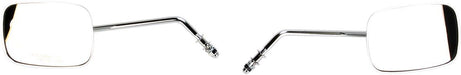 Drag Specialties Mirrors Oem-Style Rectangular Long Chrome - Part #06400982 - Hogparts UK