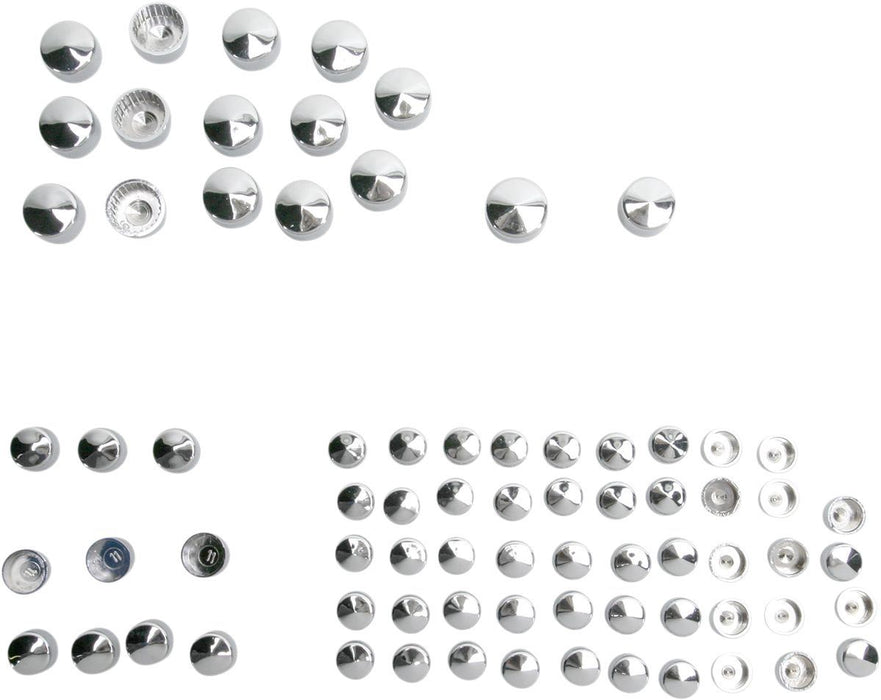 Drag Specialties Bolt Cover Kit Standard Chrome - Part #24010700 - Hogparts UK