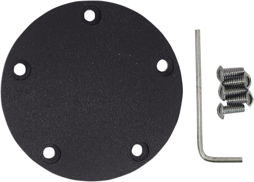 Drag Specialties Point Cover Wrinkle Black 5-Hole - Part #09401241 - Hogparts UK
