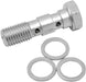 Drag Specialties Double Banjo Bolt Chrome 10Mm X 1.25 - Part #17420117 - Hogparts UK