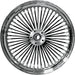 Drag Specialties Fat Daddy Front Wheel 16X3.5 Single-Disc Black - Part #02030348 - Hogparts UK