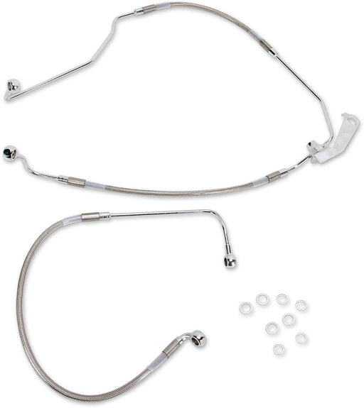 Drag Specialties Rear Brake Line Stainless Steel - Part #17412941 - Hogparts UK