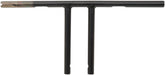 Drag Specialties Handlebar 10" T-Bar Drilled Flat Black TBW - Part #06014223 - Hogparts UK