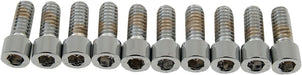 Drag Specialties Socket-Head Bolt 1/4-20X0.625 Smooth Chrome - Part #DS190534S - Hogparts UK