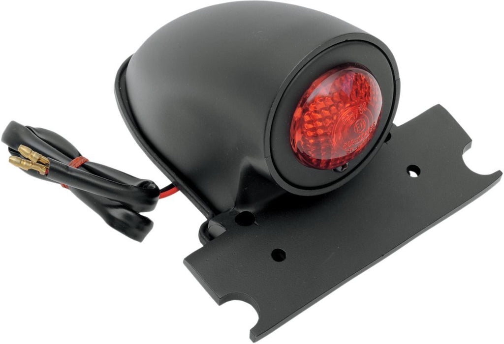 Drag Specialties Taillight Chopper Black With License Plate Mount - Part #20100603 - Hogparts UK