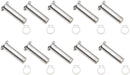 Drag Specialties Brake Side Pivot Pin/Clip Kits Chrome - Part #06170199 - Hogparts UK