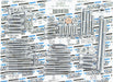 Drag Specialties Chrome Socket-Head Motor Bolt Kit Knurled - Part #DS190874 - Hogparts UK