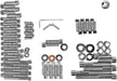 Drag Specialties Chrome Socket-Head Motor Bolt Kit Smooth - Part #DS190814S - Hogparts UK
