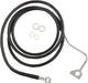 Drag Specialties Standard Length Front Black Vinyl/Stainless Steel Upper Brake Line Kit - Part #17413988 - Hogparts UK