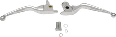 Drag Specialties Slotted Wide Blade Levers Chrome - Part #06100792 - Hogparts UK