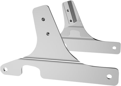 Drag Specialties Chrome Sissy Bar Side Brackets - Part #15040045 - Hogparts UK