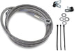Drag Specialties Front Brake Line Stainless Steel Extended 8" - Part #17412660 - Hogparts UK