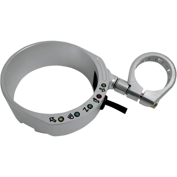 Joker Machine Speedometer Side Mount Assembly 49Mm W/ Solid Clamp Clear HD FXD<br>Vendor Part # 10-305S - hogparts-uk.myshopify.com