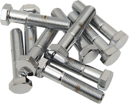 Drag Specialties Hex-Head Bolt 3/8-24X2 Chrome - Part #DS190649 - Hogparts UK