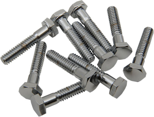 Drag Specialties Hex-Head Bolt 1/4-20X1 Chrome - Part #DS190604 - Hogparts UK