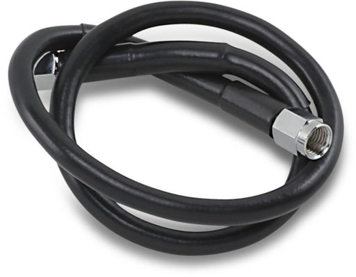 Drag Specialties Universal Brake Line Black Vinyl Coated Stainless Steel Dot An-3 23" - Part #17412712 - Hogparts UK