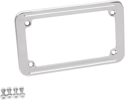 Drag Specialties License Plate Frame 4" X 7" Chrome - Part #20300214 - Hogparts UK