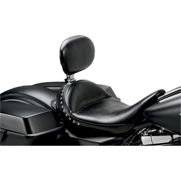 Monterey Solo Seat with Driver Backrest - Part #114009 - hogparts-uk.myshopify.com