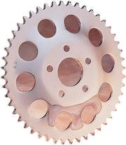 Drag Specialties Rear Chain Sprocket 530 Dished 46T Steel/Chrome - Part #12100381 - Hogparts UK