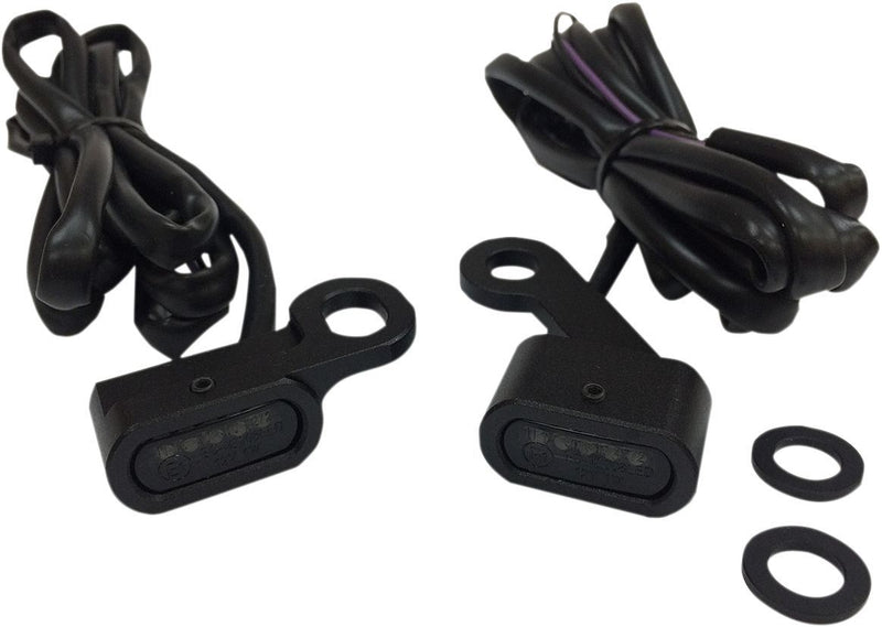 Drag Specialties Lights Marker Handlebar Black/Smoke Led - Part #20402139 - Hogparts UK