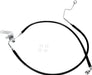 Drag Specialties Rear Brake Line Black Vinyl Coated Stainless Steel - Part #17412954 - Hogparts UK
