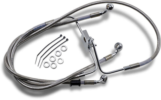 Drag Specialties Frt Brake Line Xl Ss +12 - Part #17415354 - Hogparts UK