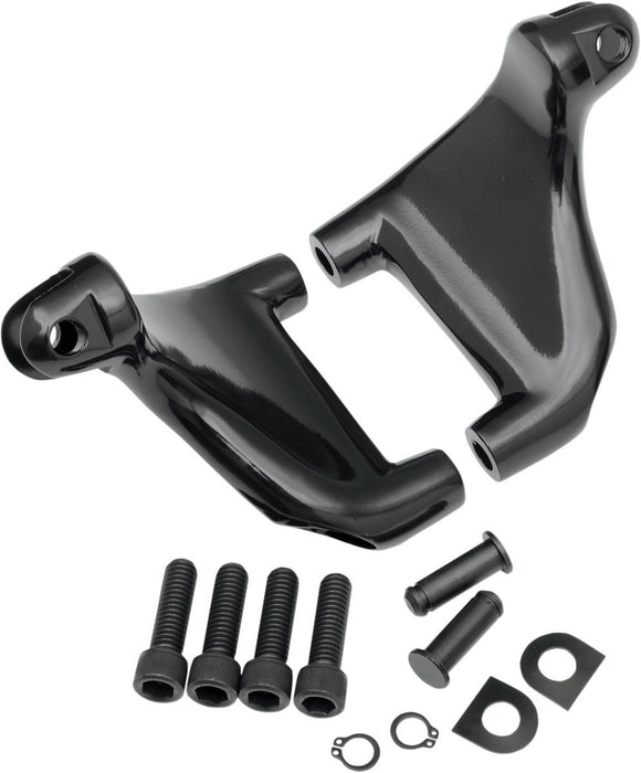 Drag Specialties Passenger Footpeg Mount Kit Black - Part #16200705 - Hogparts UK