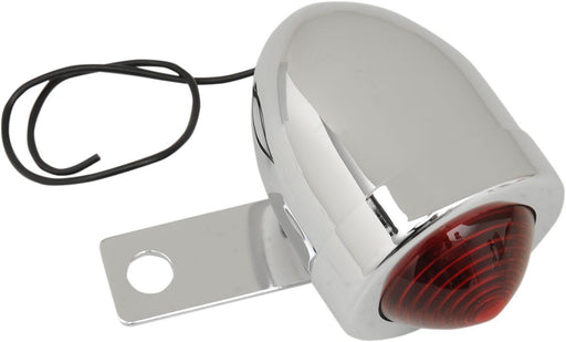 Drag Specialties Bullet Marker Light Left-Mount Red - Part #DS280049 - Hogparts UK