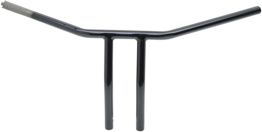Drag Specialties Handlebar 10" T-Bar Drilled Black TBW - Part #06014231 - Hogparts UK