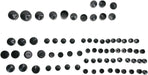 Drag Specialties Bolt Cover Kit Standard Black - Part #24010715 - Hogparts UK