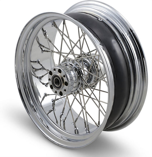 Drag Specialties Rear Wheel 17X6 40-Spoke Chrome - Part #02040348 - Hogparts UK