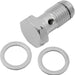 Drag Specialties Banjo Bolt Chrome 10Mm X 1.25 - Part #17420118 - Hogparts UK