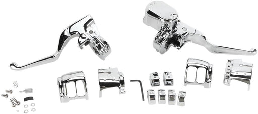 Drag Specialties Chrome Handlebar Control Kit - Part #06100801 - Hogparts UK