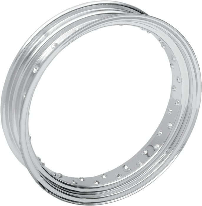 Drag Specialties Rim 16X3.50 40-Spoke Steel Side-Valve Chrome - Part #02100226 - Hogparts UK